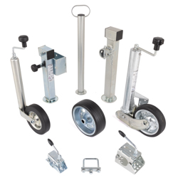 Støttehjul og støtteben